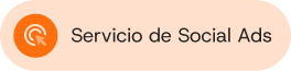 Botón de Servicio de Social Ads con clic para agencia instagram ads