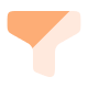 Vector de embudo naranja y beige creado por agencia diseño web