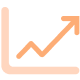 Gráfico de rentabilidad positiva de agencias de marketing y publicidad