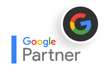 Logotipo de Google Partner e insignia G de agencia posicionamiento sem