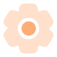 Vector de megáfono abstracto naranja claro para anuncios en instagram