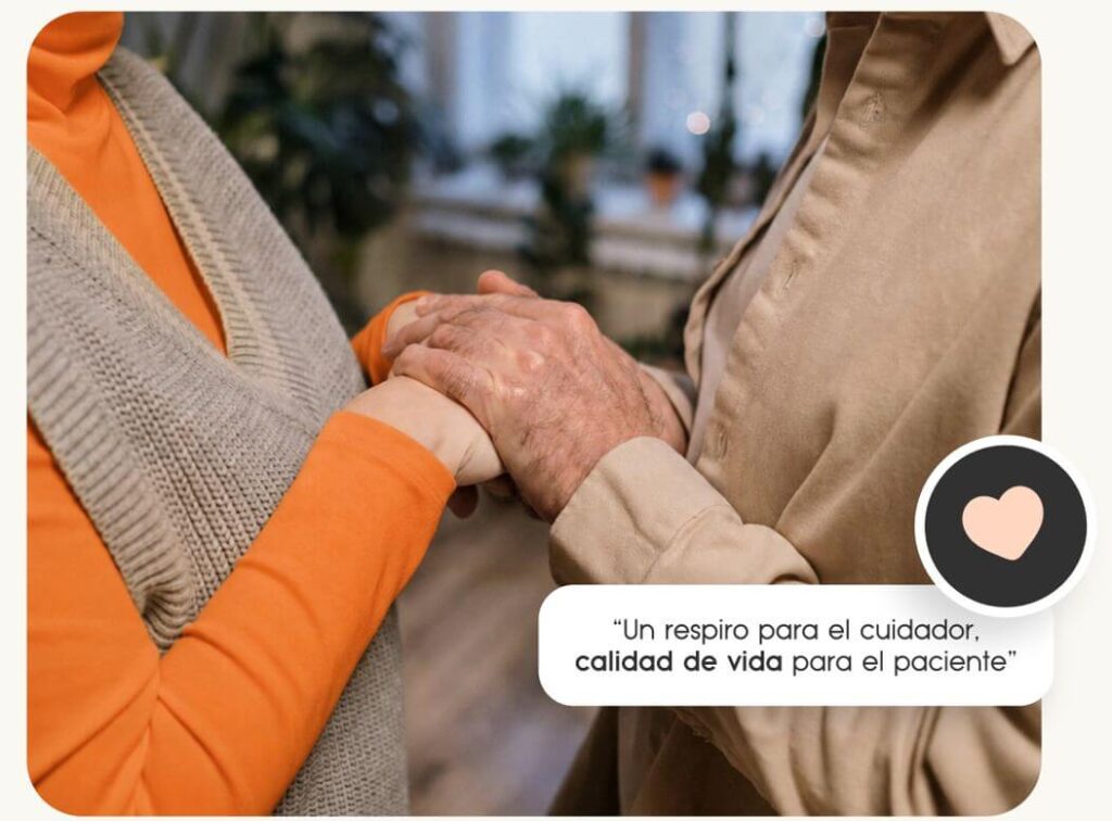 Hombre y mujer mayores juntando las manos afectivamente sobre posicionamiento seo