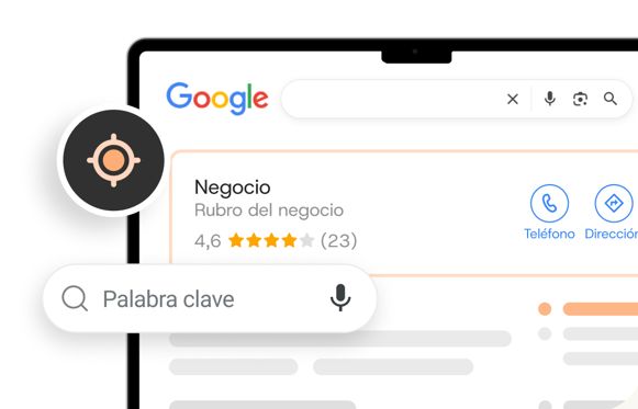 Perfil de negocio en Google con valoraciones de agencia marketing